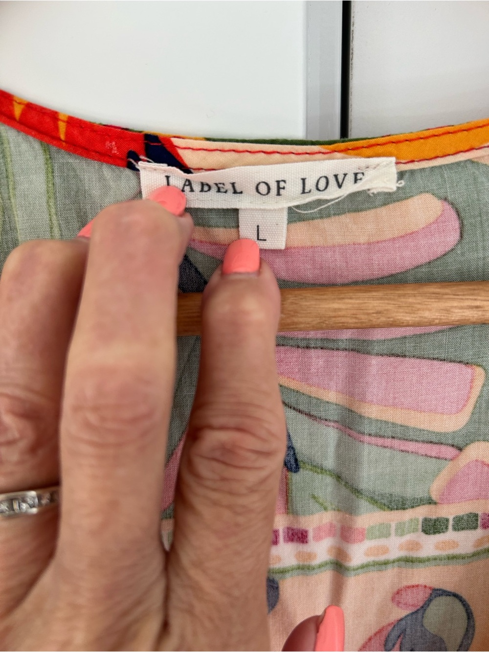 Tropical Patchwork Maxi Dress - Pink, Green & Yellow - Picture 3 of 8